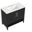 Meuble-lavabo simple avec plateau Sheandra 36