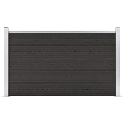 Marathovounos Fence Panel WPC 180x105 cm Black