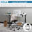 Comet 45.5" x 23.5" Sewing Table with Sewing Machine Platform