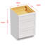 Armoire à 3 tiroirs à base de contreplaqué H 34,5 po Modern Shaker prête à assembler-99342857-103282960