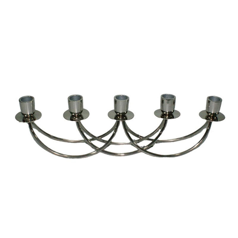 Bougeoir de table en acier inoxydable