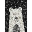 Power Loom White/Black Rug-405684318