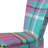Multicolor Checked Tartan - Upholstered Patterned Accent Side Chair