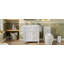 Meuble-lavabo de 30 po avec lavabo supérieur, meuble-lavabo avec 2 tiroirs et tiroir escamotable, meuble-lavabo simple-265526827
