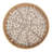 Decorative Round Coffee Table Tray, Mother of Pearl Inlay Tray, Ratten Serving Tray for Kitchen Counter, Living Room and Ottoman-1446109709-1446109707