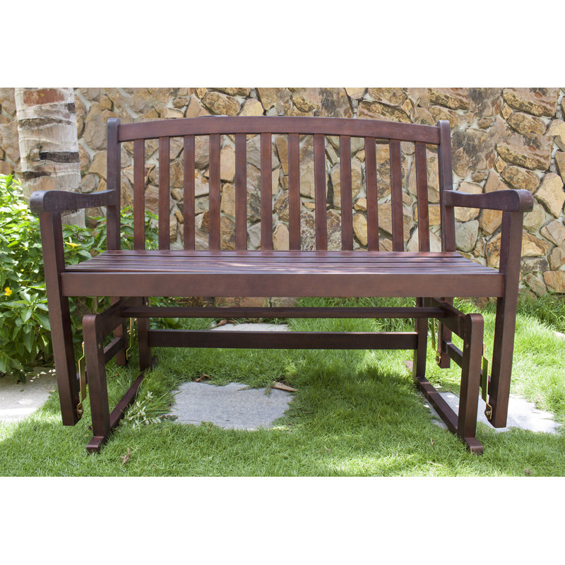 Banc de jardin en bois oscillant Worcester