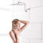 Pomme de douche à pluie 12 po avec bras ajustable, sans fuites