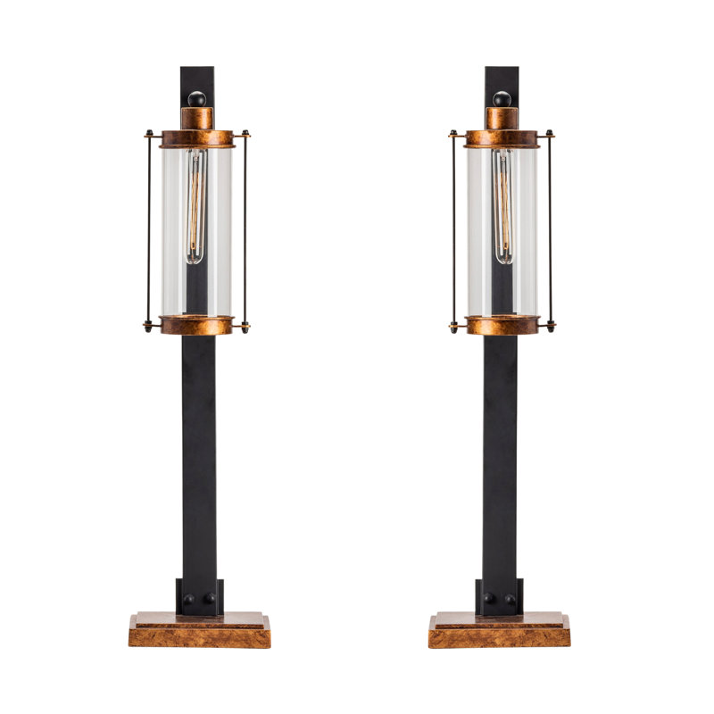 32" Metal Table Lamp With  Shade