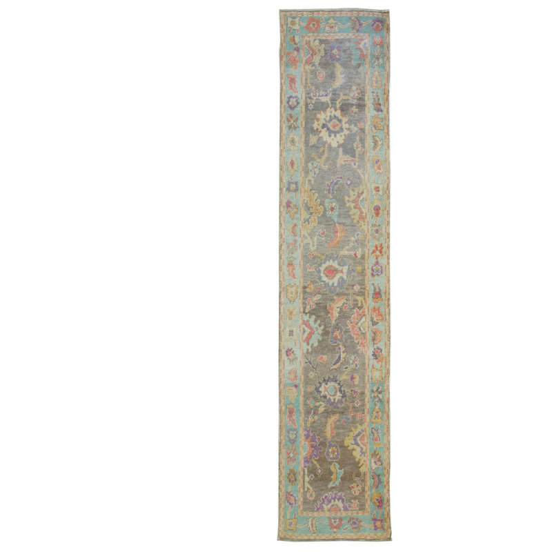 Oushak One-of-a-Kind 3' X 14'5" Flatweave Area Rug