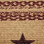 Tapis bourgogne / brun clair à motif géométrique Priddy-1920993537