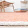 Evansdale Geometric Handmade Flatweave Cotton Orange Area Rug