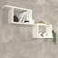 Tablette décorative 3 pièces avec tablettes réglables Vernonburg
