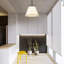 Lustre 15 po en laiton brossé Bertan-54303627