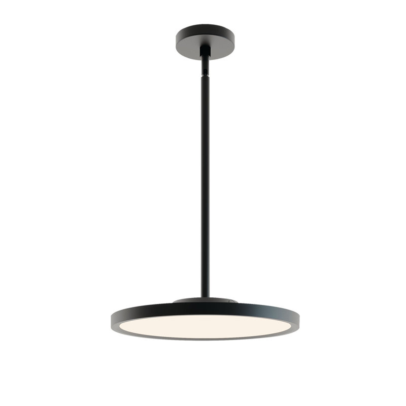 Calena 1 - Light LED Simple Pendant, Black