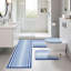 Ensemble de 4 tapis de bain en microfibre absorbante douce avec envers antidérapant (ensemble de 4)-71509191