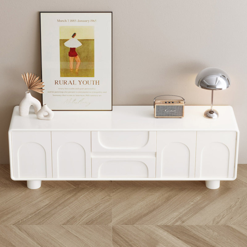160 cm Cream-Colored Storage TV Cabinet