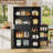 68.1'' Kitchen Pantry Cabinet with Food Shelves-1094731709