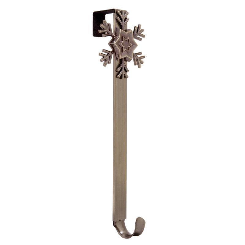 Adjustable Length Snap-on Icon Wreath Hanger, Oil-Rubbed Bronze