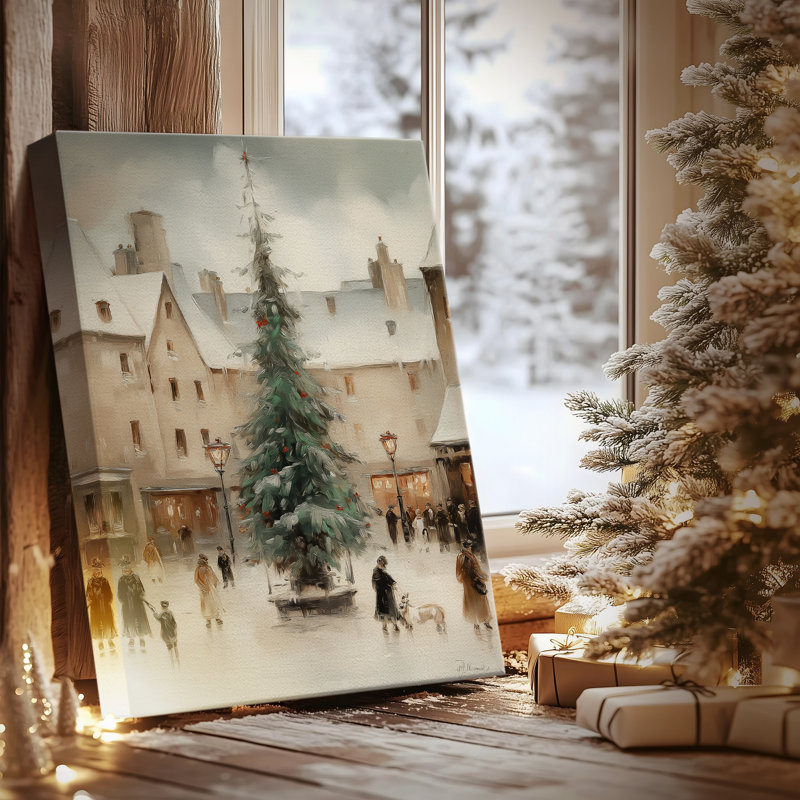 Toile tendue sur toile dorée Carol-Premium Gallery, H 36 po x l 24 po