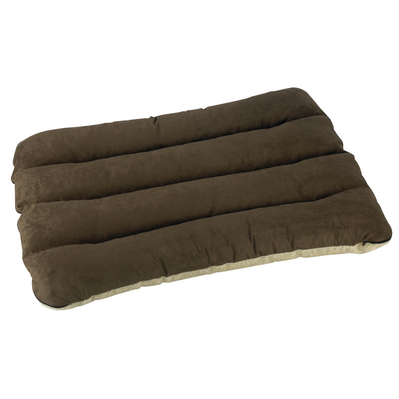 Striped Suede Pet Bed, 15cm H x 107cm W x 70cm D