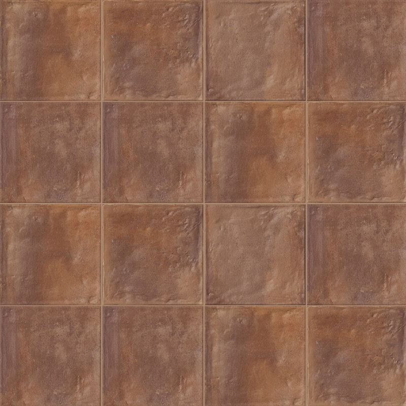 Carreau de porcelaine pour mur et plancher 8X8 Autumn Essentials, Rouge