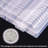 100Pcs 30mm Coin Capsule Holder with 5 Sizes Foam Gaskets and Clear Plastic Storage Organizer Box for Coin Collectors