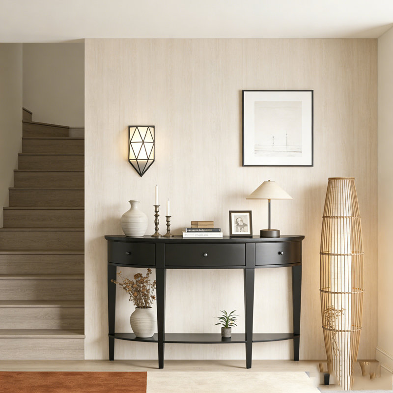 Canapé console Modern, Noir
