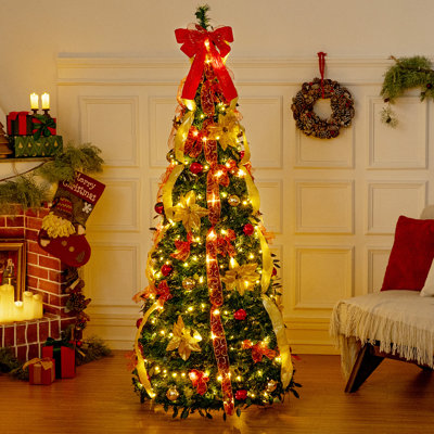 Sapin de Noël escamotable 6 pi
