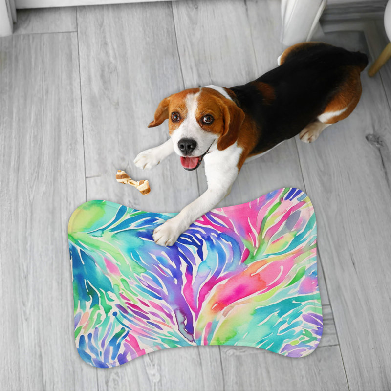 Gabarit de peinture artistique - Tapis d'alimentation en forme d'os