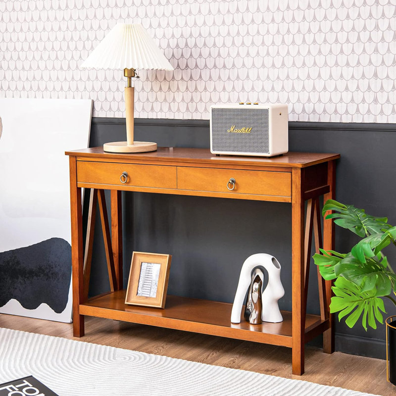 Danilo 42'' Console Table, Caramel