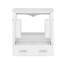 Meuble-lavabo de 30 po avec lavabo simple, armoire de rangement pour salle de bain avec 2 portes, tablette de porte et tiroir, fermeture en douceur-55923133