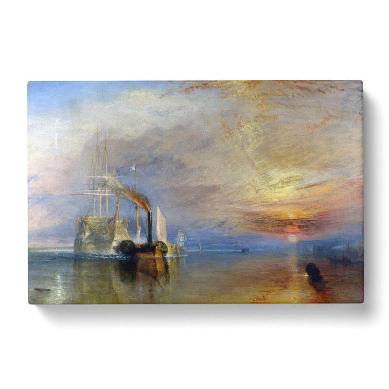 The Fighting Temeraire by Joseph Mallord William Turner - Wrapped Canvas, 40cm H x 60cm W x 3cm D