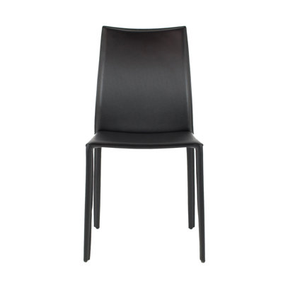 Chaise d'appoint en cuir reconstitué Helmer