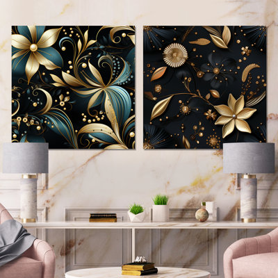 Hadleigh - Floral Canvas Prints Set Of 2