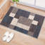 Tapis bleu touffeté à motif géométrique Allyne-1288546287
