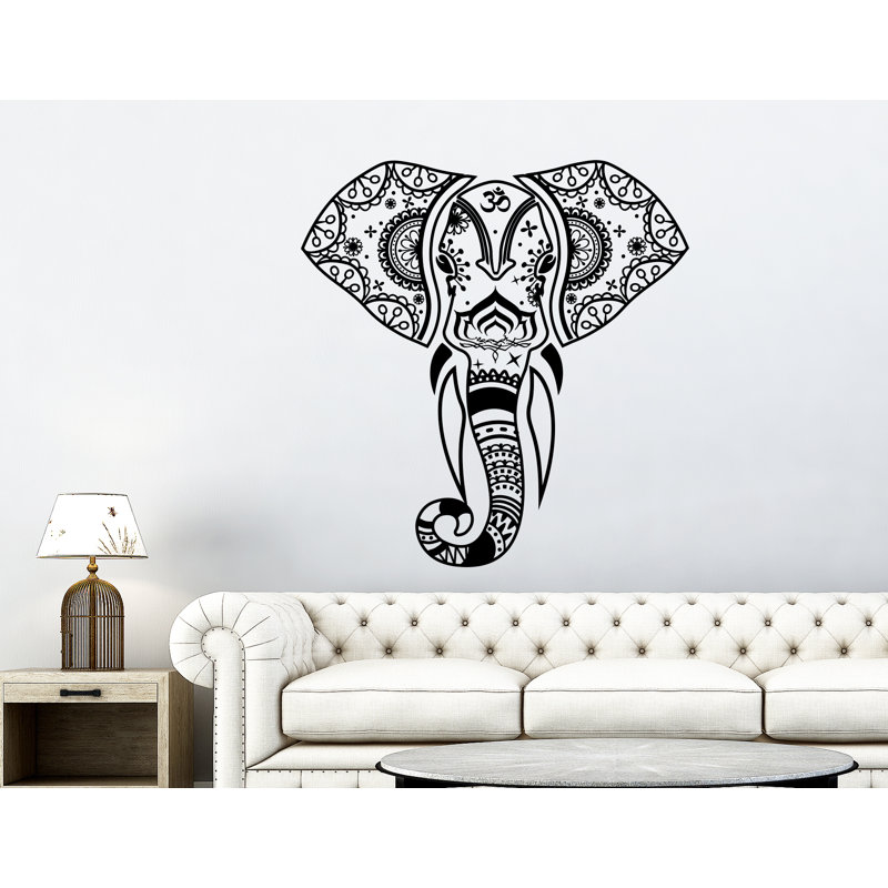 Animals Non-Wall Damaging Wall Decal, Black, 22" H x 23" W