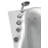 57.13'' x 29.88'' Acrylic Bathtub with Faucet-17549340