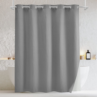 Rideau de douche sans crochet Rakiem