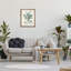 "Botanical Plant Illustration Flowers and Leaves", art mural rétro sur toile par World Art Group-1655937259-1655937258
