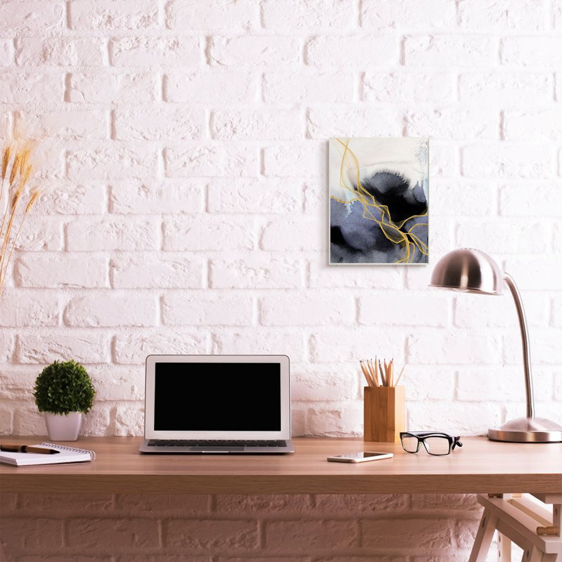 «Modern Coastal» par Irena Orlov - impression d'art graphique, Plaque murale, H 15 po x l 10 po x P 0,5 po