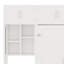 Lit escamotable compact avec rangement pour bureau, armoire et tablette, conception peu encombrante