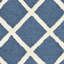 Tapis bleu marine / ivoire en laine Sanyla-293019552