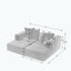 Canapé modulaire Chenille-328881390