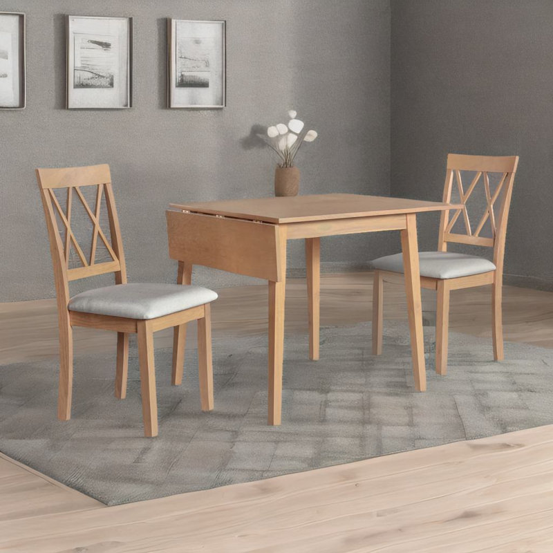 Ensemble de salle à manger Dradyn, Naturel, 5