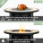 30" Propane Gas Fire Pit Table, 50000 BTU Round Steel Fire Pit With Mosaic Ceramic Tabletop For Outside Patio Deck Garden Backyard Black-617269227