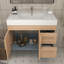 Ensemble de meuble-lavabo simple mural 35,4 "-98420033