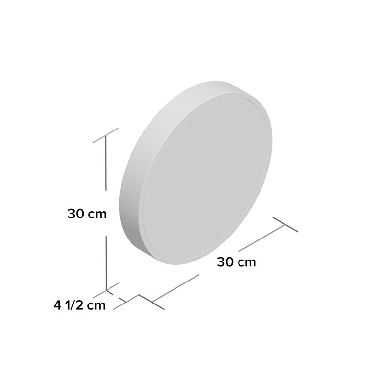 Firecrest Case Wall Clock, 30cm H x 30cm W x 5cm D, Black/Rose Gold