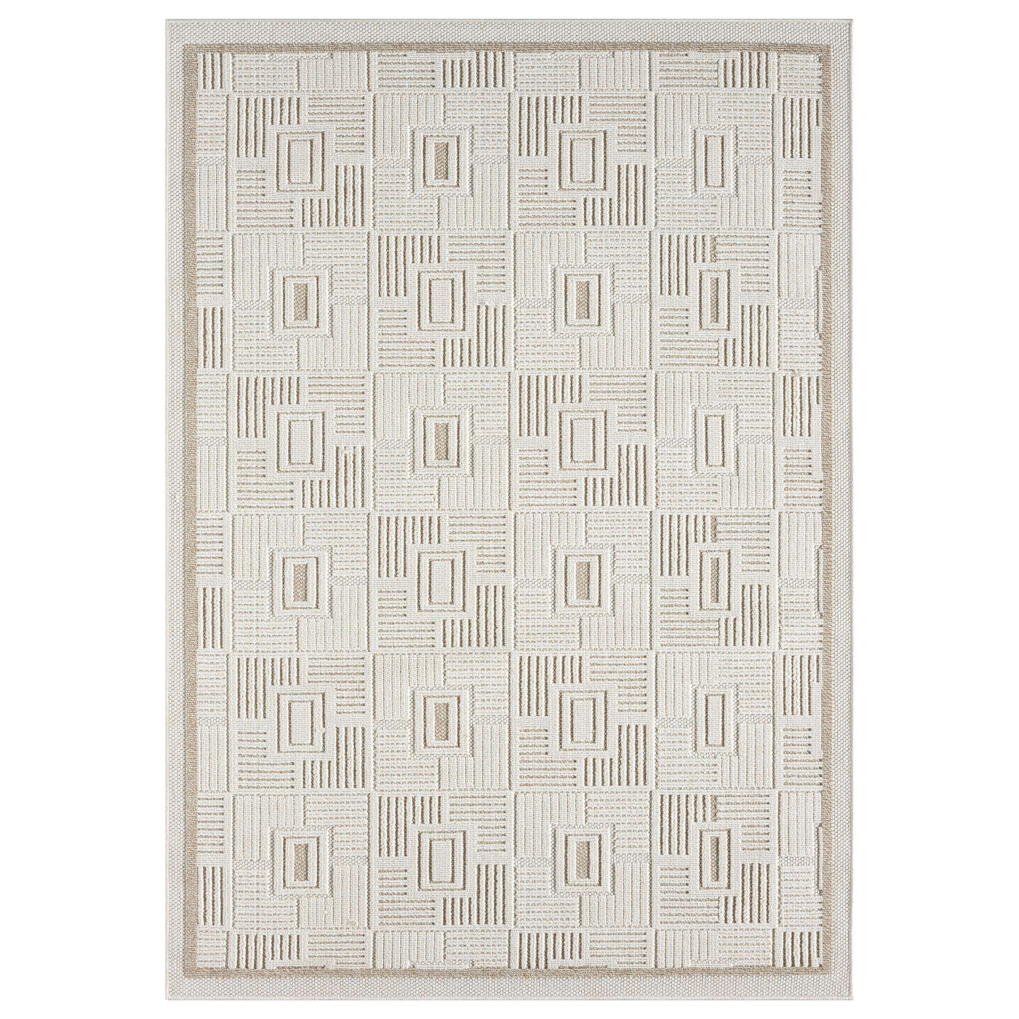 Harmonic Tile Power Loomed Indoor/Outdoor Rug, Rectangle 2'3" x 3'3"