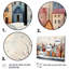 Multicolor Frosty City In Winter III - Art mural paysage d'hiver-2111620307-2111620331