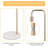 Hartt 64.1'' Satin Arched Floor Lamp-205694126